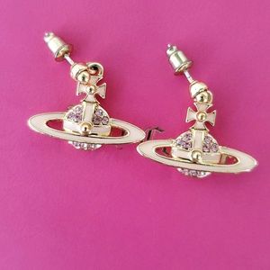Vivienne Westwood Earrings Light pink, Gold